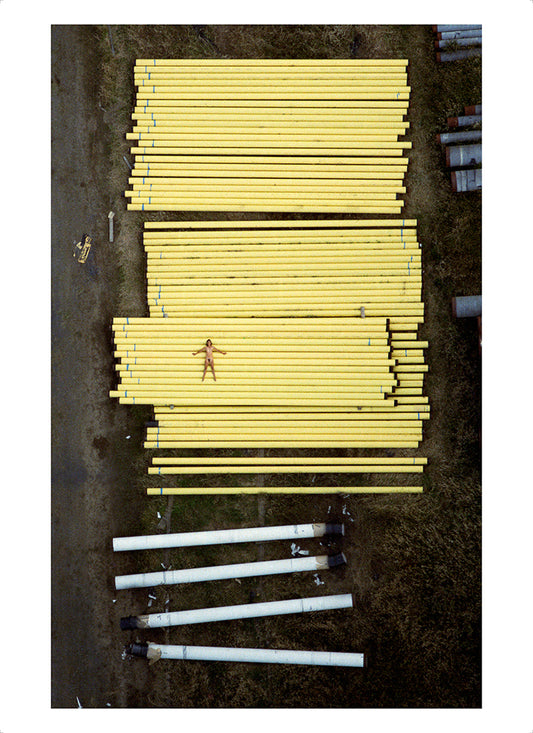 Nude and yellow pipes